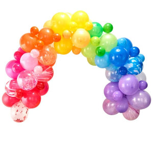 Balloon - Plain Latex Rainbow Balloon Arch