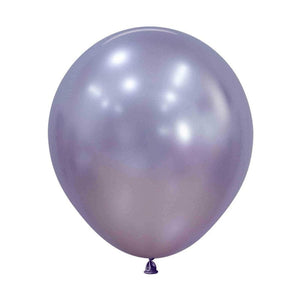 Balloon - Plain Latex Silk Light Amethyst Latex Balloons 45cm 6pk