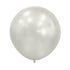 Silk Oyster White Latex Balloons 60cm 3pk