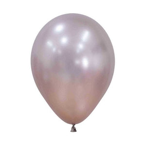 Balloon - Plain Latex Silk Pink Blossom Latex Balloons 30cm 50pk