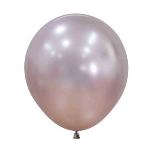 Balloon - Plain Latex Silk Pink Blossom Latex Balloons 45cm 6pk