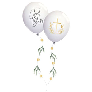 Balloon - Printed Latex Botanical Celebration God Bless Latex Balloon Kit