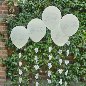 Balloon - Printed Latex Bridal Bloom Balloon Bundle 30cm 5pk