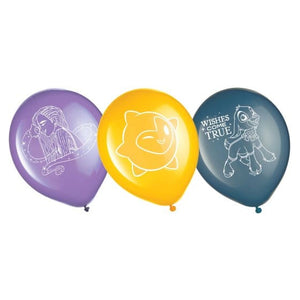 Balloon - Printed Latex Disney Wish Latex Balloons FSC 30cm 6pk