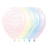 Graffiti Frosty Pastel Matte Assorted Latex Balloons 30cm 25pk