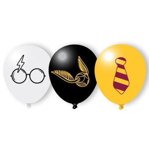 Balloon - Printed Latex Harry Potter Mixed Design Latex Balloons 30cm 6pk