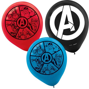 Balloon - Printed Latex Marvel Avengers Latex Balloon 30cm 6pk