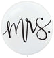 Balloon - Printed Latex Mr & Mrs Latex Balloons 60cm 2pk