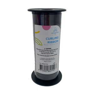 Balloon - Ribbons & Clips Black SRT Metallic Balloon Ribbon 50m Each