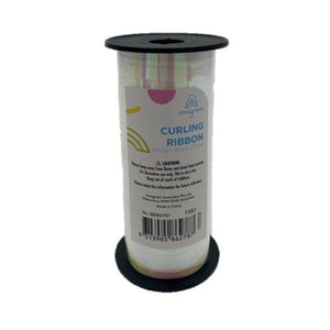 Balloon - Ribbons & Clips White SRT Metallic Balloon Ribbon 50m Each