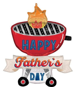 Balloon - Supershapes, Numbers & Letters Grill-iant Dad SuperShape Foil Balloon 71cm x 76cm Each