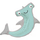 Balloon - Supershapes, Numbers & Letters Hammerhead Shark SuperShape Foil Balloon 104cm x 71cm Each