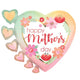 Balloon - Supershapes, Numbers & Letters Happy Mother's Day Ombre SuperShape Foil Balloon 60cm x 50cm Each