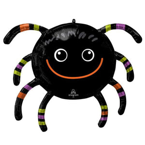 Balloon - Supershapes, Numbers & Letters Smiley Spider SuperShape Foil Balloon 71cm x 66cm Each