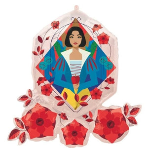 Balloon - Supershapes, Numbers & Letters Snow White Live Action SuperShape Foil Balloon 76cm x 71cm Each