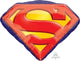 Balloon - Supershapes, Numbers & Letters Superman Emblem SuperShape Foil Balloon 66cm x 50cm Each