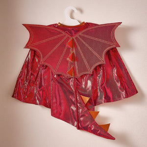 Capes & Robes Fancy Dress Dragon Red Cape