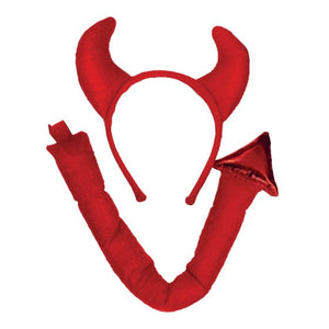 Costume Kits Devil Headband & Tail Set