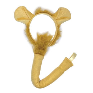 Costume Kits Lion Headband & Tail Set
