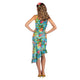 Costume Women Hawaii Blue Dress Womens Costume