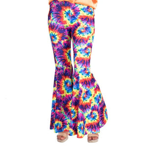 Costume Women Tie Dye Flares Womens Costume