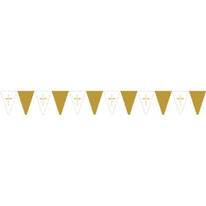 Decorations - Banners, Flags & Streamers Botanical Celebration Cross Bunting 2.75m Each