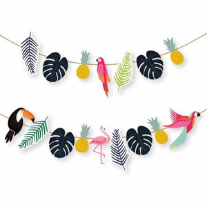 Decorations - Banners, Flags & Streamers Club Tropicana Hanging String Garlands FSC 2.4m Each