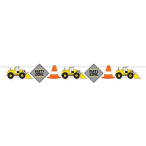 Decorations - Banners, Flags & Streamers Construction Garland Banner FSC Each