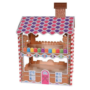 Decorations - Banners, Flags & Streamers Gingerbread House Treat Stand 44.45cm x 29.84cm Each