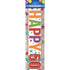 Happy 50th Birthday Multi Banner Each