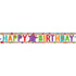 Happy 6th Birthday Multi-Coloured Holographic Banner 2.7m Each
