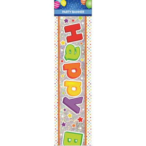 Decorations - Banners, Flags & Streamers Happy Birthday Add an Age Banner Each