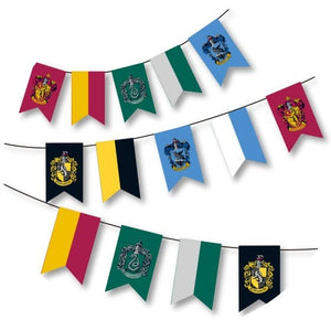 Decorations - Banners, Flags & Streamers Harry Potter Flag Pennant Banner FSC 4.57m Each