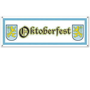 Decorations - Banners, Flags & Streamers Oktoberfest Sign Banner 152cm x 53cm