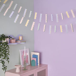 Decorations - Banners, Flags & Streamers Pastel Wave Pastel Garland 5m Each