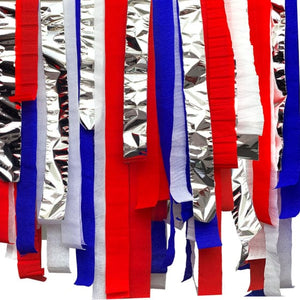 Decorations - Banners, Flags & Streamers Patriotic Red, White & Blue Streamer Kit