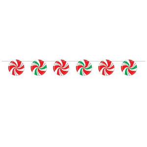 Decorations - Banners, Flags & Streamers Peppermint Banner 2.43m Each