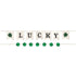 St Patrick's Day Burlap Banner 2pk