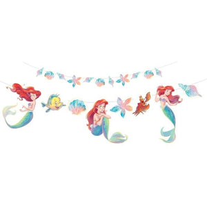 Decorations - Banners, Flags & Streamers The Little Mermaid Garland Banner 2pk