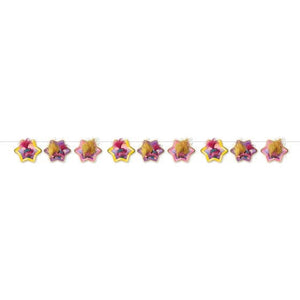 Decorations - Banners, Flags & Streamers Trolls 3 Band Together Ribbon Garland FSC 2.8m Each