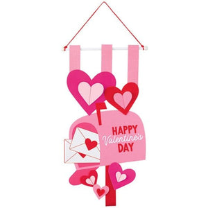 Decorations - Banners, Flags & Streamers Valentine's Day 3D Felt Banner 32cm x 60cm Each