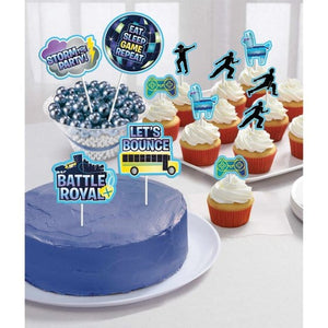 Decorations - Cake Decorations - Toppers & Banners Battle Royal Cake Topper Kit 12 pieces