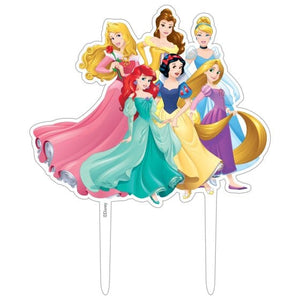 Decorations - Cake Decorations - Toppers & Banners Disney Princesses Acrylic Cake Topper 14cm x 17cm Each