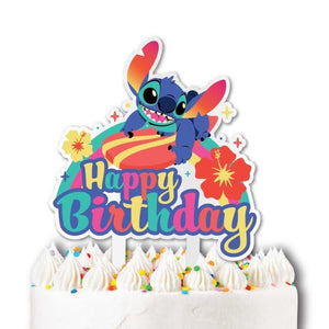 Decorations - Cake Decorations - Toppers & Banners Lilo & Stitch Acrylic Cake Topper 14cm x 22cm Each