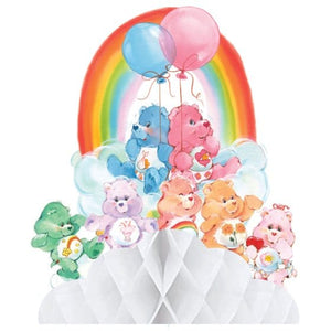 Decorations - Centerpiece & Confetti Care Bears Honeycomb Centrepiece 27cm x 33cm Each