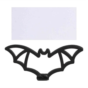 Decorations - Centerpiece & Confetti Deadly Soiree Metal Black Bat Place Card Holder 3.2cm x 7.6 cm 4pk