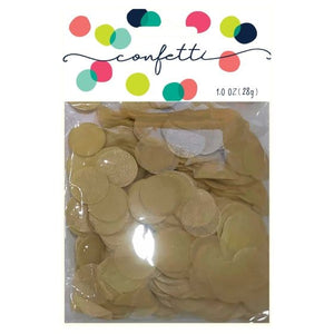 Decorations - Centerpiece & Confetti Gold Premium Tissue Paper Confetti Circles 2cm 28g