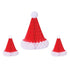Honeycomb Santa Hats Centrepiece 3pk
