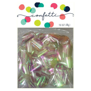 Decorations - Centerpiece & Confetti Iridescent Foil Confetti Circles 2cm 28g