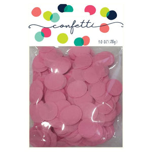 Decorations - Centerpiece & Confetti Light Pink Tissue Paper Confetti Circles 2cm 28g